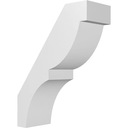 Ekena Millwork 5-in. W x 12-in. D x 16-in. H Valencia Architectural Grade PVC Knee Brace BRCP05X12X16VAL